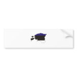Estonia Flag Map full size Bumper Stickers
