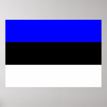 Estonia Flag Print