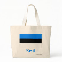 Estonia Flag with Name in Estonian Bag