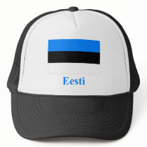 Estonia Flag with Name in Estonian
