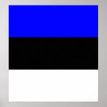 Estonia High quality Flag Posters