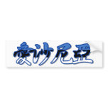 Estonia - In Chinese Bumper Sticker bumper stickers
