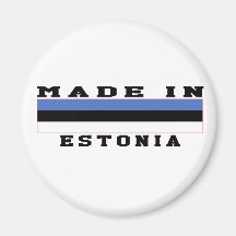 Estonia Made In Designs Fridge Magnets