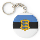 Estonia- Minister Of Defence, Estonia flag Key Chains