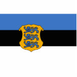 Estonia- Minister Of Defence, Estonia flag Photo Sculptures