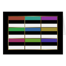 Estonia Multihue Flags Greeting Card