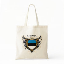Estonia [personalize] tote bags