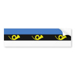Estonia- Postal, Estonia flag Bumper Sticker
