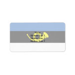 Estonia- Postal, Estonia flag Custom Address Labels