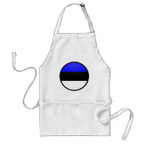 Estonia quality Flag Circle Apron