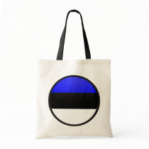 Estonia quality Flag Circle Canvas Bags