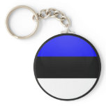Estonia quality Flag Circle Key Chain