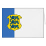 Estonia - Rear Admiral, Estonia flag Greeting Card