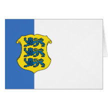 Estonia - Rear Admiral, Estonia flag Greeting Card