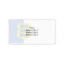 Estonia - Rear Admiral, Estonia flag Personalized Address Label
