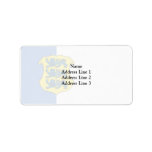 Estonia - Rear Admiral, Estonia flag Personalized Address Label