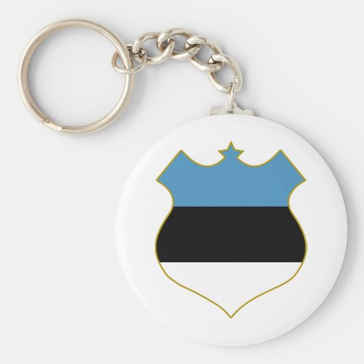 Estonia-shield.png Key Chain