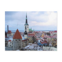 Estonia Skyline Postcard