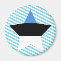 Estonia Star Magnets