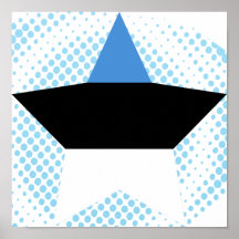 Estonia Star Print
