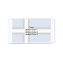 Estonian Alternative Proposal, Estonia flag Personalized Address Label