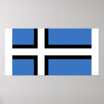 Estonian Alternative Proposal, Estonia flag Poster