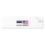 Estonian American Bumper Sticker