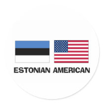 Estonian American Stickers