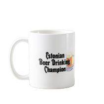 Estonian Beer Drinking Champion Mugs