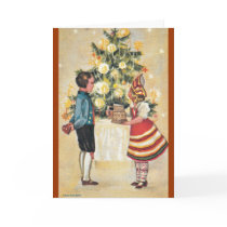 Estonian Boy + Girl Christmas Card