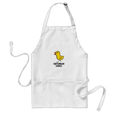 Estonian Chick Aprons by chicktshirts8