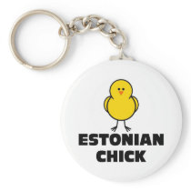 Estonian Chick Key Chains
