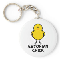 Estonian Chick Keychain