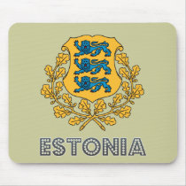 Estonian Emblem Mousepad