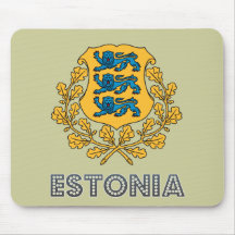 Estonian Emblem Mousepad