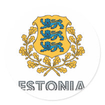 Estonian Emblem Sticker