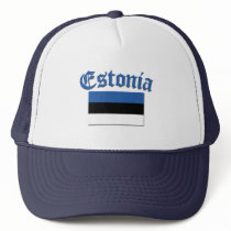 Estonian Flag Mesh Hats
