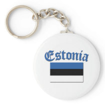 Estonian Flag Key Chains