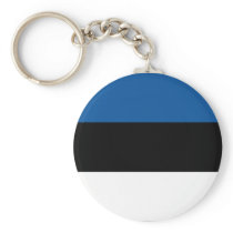 Estonian Flag Key Chain