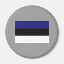 Estonian Flag T-shirts and Gifts Magnet
