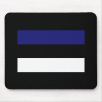 Estonian Flag T-shirts and Gifts Mouse Mat
