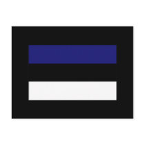 Estonian Flag T-shirts and Gifts Postcard