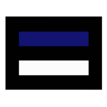 Estonian Flag T-shirts and Gifts Postcard