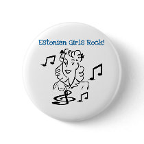 Estonian Girls Rock Pin