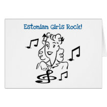 Estonian Girls Rock Card