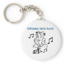 Estonian Girls Rock Key Chain