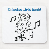 Estonian Girls Rock Mouse Mats