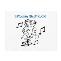 Estonian Girls Rock Post Cards
