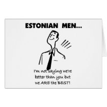Estonian Men Are Best Cards