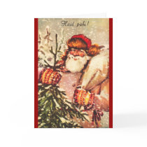 Estonian Santa Claus Christmas Card